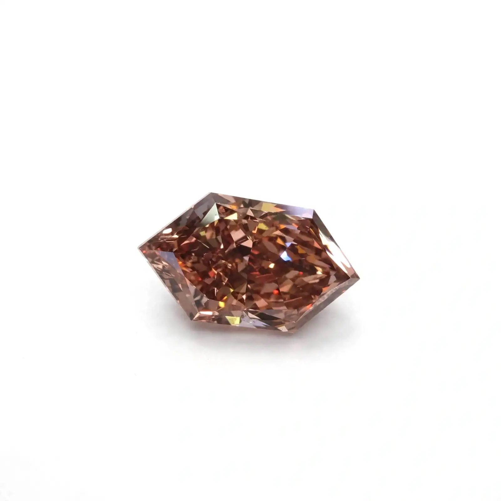 2.625ct Fancy Deep Brown Shield Cut Lab-Grown Diamond, VS