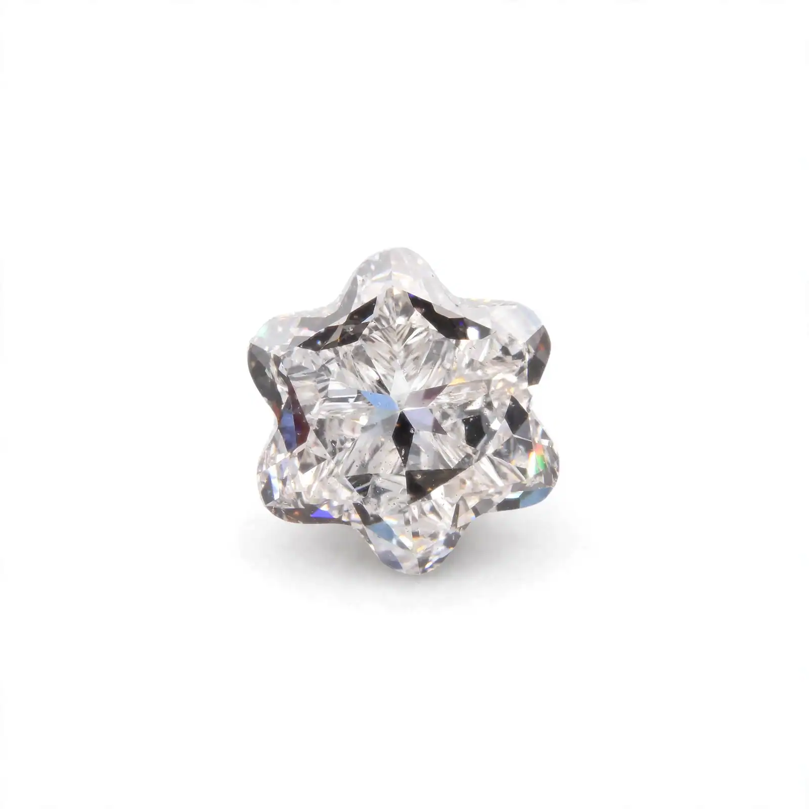 0.507ct E-F Six-Petal Flower Cut Lab-Grown Diamond, VS